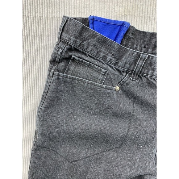 Sean John Denim Jeans Men's Size 38 Black Holiday 2009 Side Zip 100% Cotton Rare - Picture 13 of 16